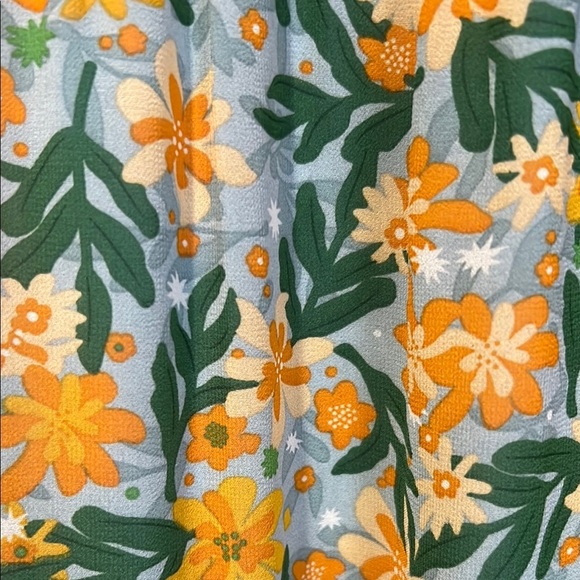 Lush Tropical Floral Spaghetti Strap Maxi Dress size small - Picture 10 of 15